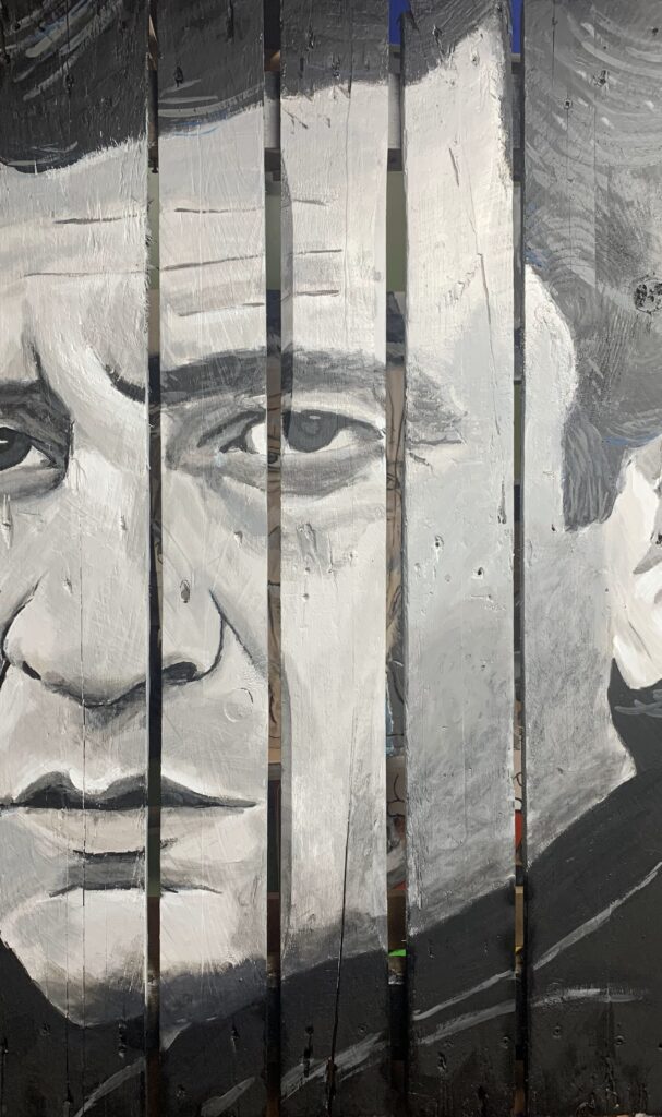 Johnny Cash Folsom Prison Schilderij, TinoB Paintings